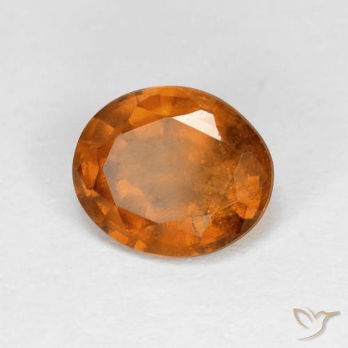 9,17 ctw natürlicher Gelblich-orange Hessonit-Granat, Oval, VS