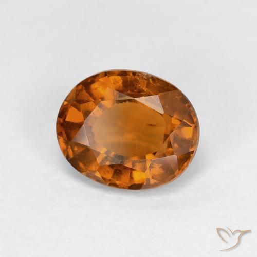 9,17 ctw natürlicher Medium Dark-Orange Hessonit-Granat, Oval, VS