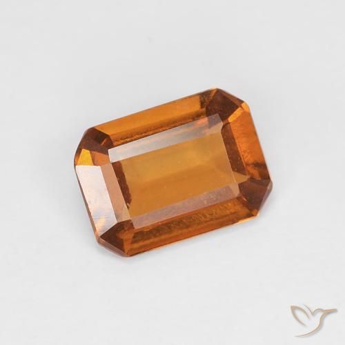 9,17 ctw natürlicher Mittelorange Hessonit-Granat, Oktagonschliff, VVS-VS