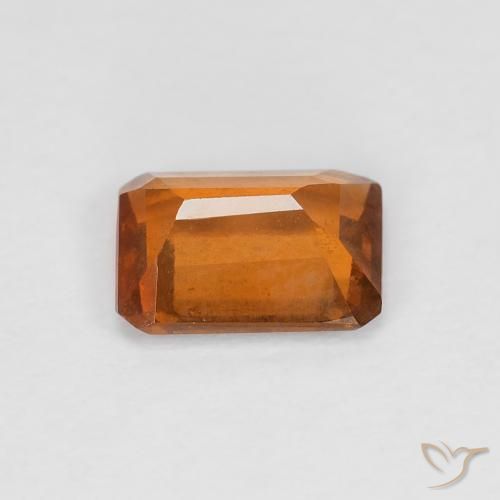 9,17 ctw natürlicher Gelblich-orange Hessonit-Granat, Oktagonschliff, VVS-VS
