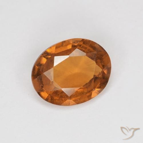9,17 ctw natürlicher bräunlich-orange Hessonit-Granat, Oval, VVS-VS