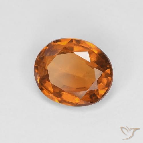 9,17 ctw natürlicher tieforange Hessonit-Granat, Oval, VVS-VS
