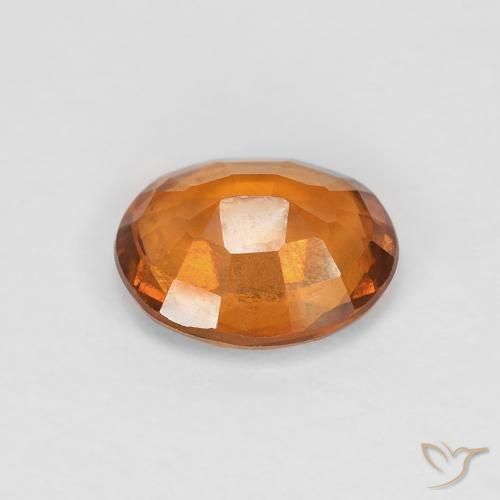 9,17 ctw natürlicher tieforange Hessonit-Granat, Oval, VVS-VS