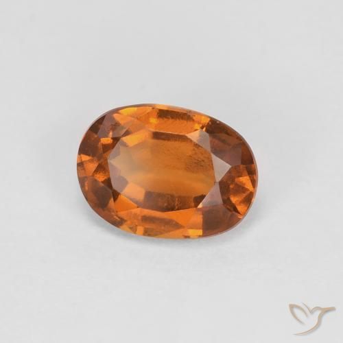 9,17 ctw natürlicher tieforange Hessonit-Granat, Oval, VVS-VS