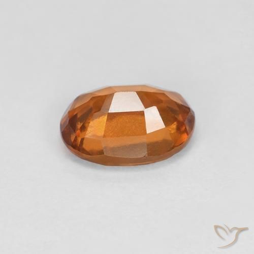 9,17 ctw natürlicher tieforange Hessonit-Granat, Oval, VVS-VS