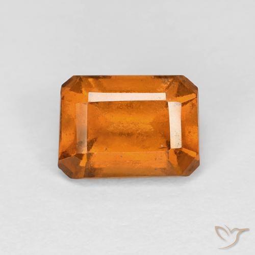9,17 ctw natürlicher Mittelorange Hessonit-Granat, Oktagonschliff, VVS-VS