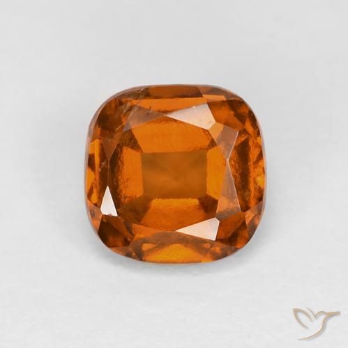 1.17ct Natürlicher tieforange Hessonit-Granat, Kissen, VS