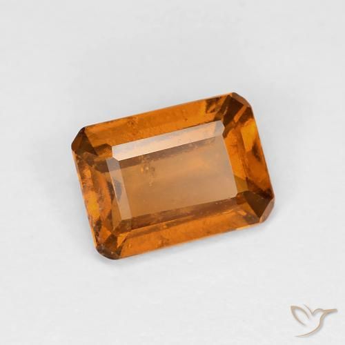 9,17 ctw natürlicher Mittelorange Hessonit-Granat, Oktagonschliff, VS