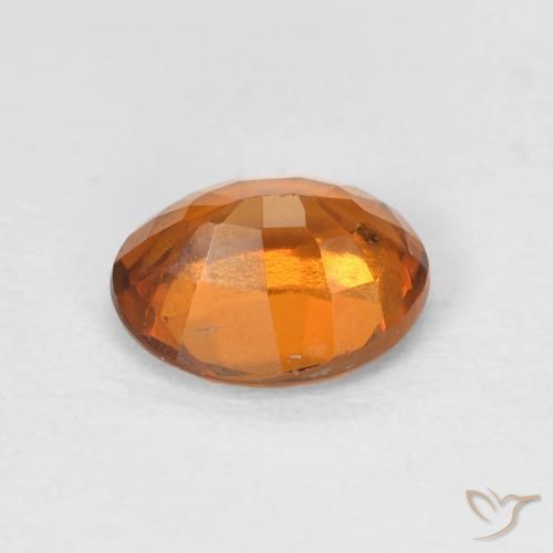 9,17 ctw natürlicher Mittelorange Hessonit-Granat, Oval, VVS-VS