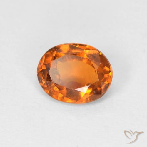 9,17 ctw natürlicher Mittelorange Hessonit-Granat, Oval, VS