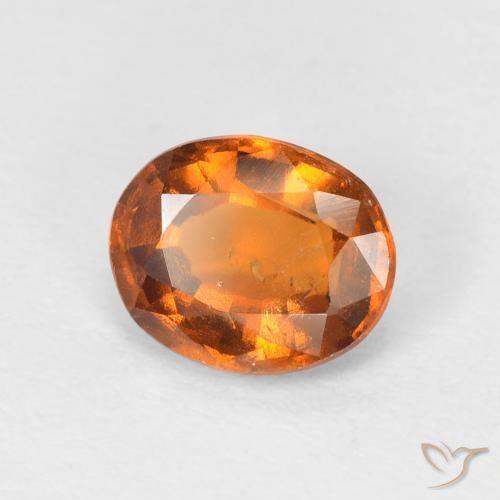 9,17 ctw natürlicher Gelblich-orange Hessonit-Granat, Oval, VS