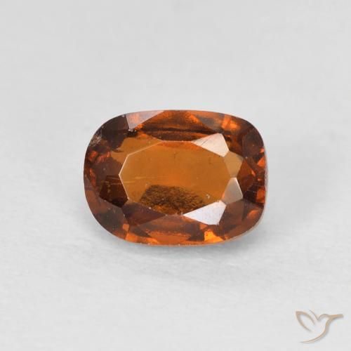 1.58ct Natürlicher Mittelorange Hessonit-Granat, Kissen, VS