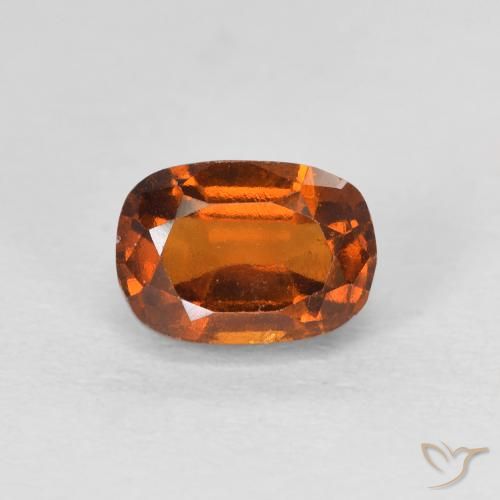 1.64ct Natürlicher tieforange Hessonit-Granat, Kissen, VS