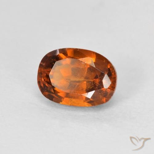 9,17 ctw natürlicher Mittelorange Hessonit-Granat, Oval, VS
