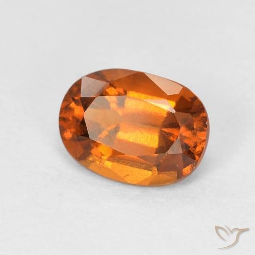 9,17 ctw natürlicher Mittelorange Hessonit-Granat, Oval, VS