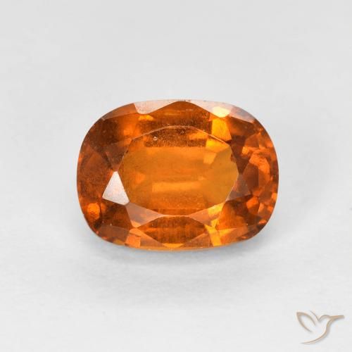 2.03ct Natürlicher tieforange Hessonit-Granat, Kissen, VS