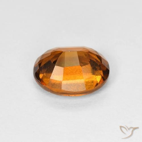 9,17 ctw natürlicher Dunkelorange Hessonit-Granat, Oval, VVS-VS