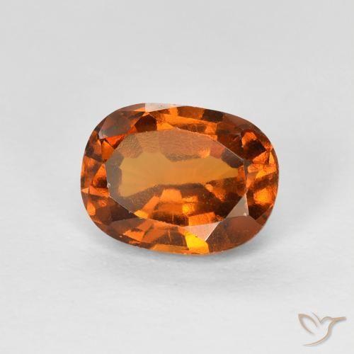 9,17 ctw natürlicher Medium Dark-Orange Hessonit-Granat, Kissen, VS-SI