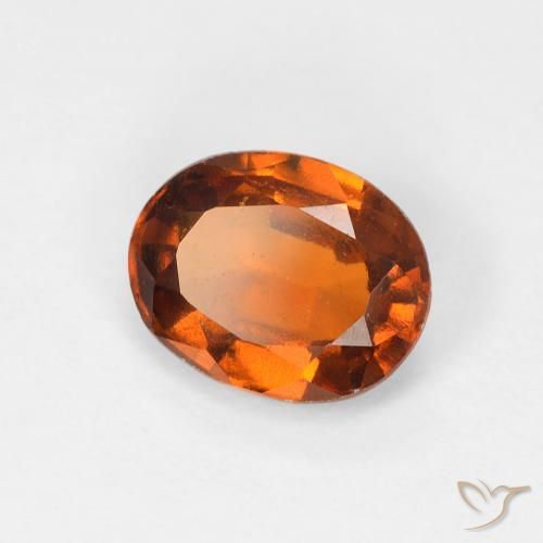 9,17 ctw natürlicher Medium Dark-Orange Hessonit-Granat, Oval, VS