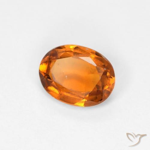 9,17 ctw natürlicher Mittelorange Hessonit-Granat, Oval, VS-SI