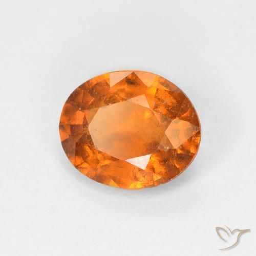 9,17 ctw natürlicher Gelblich-orange Hessonit-Granat, Oval, VS-SI