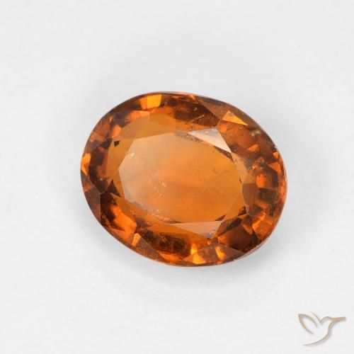 9,17 ctw natürlicher tieforange Hessonit-Granat, Oval, VS-SI