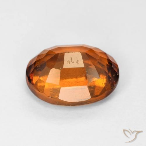 9,17 ctw natürlicher Medium Dark-Orange Hessonit-Granat, Oval, VS