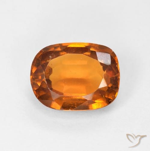 1.74ct Natürlicher Mittelorange Hessonit-Granat, Kissen, VS-SI