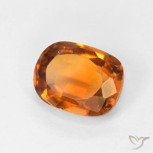 9,17 ctw natürlicher Mittelorange Hessonit-Granat, Kissen, VS-SI