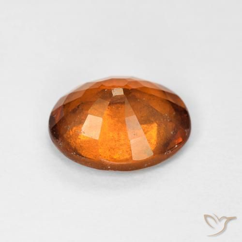 9,17 ctw natürlicher Medium Dark-Orange Hessonit-Granat, Oval, VS-SI