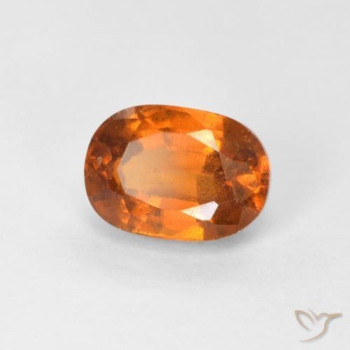9,17 ctw natürlicher Medium Dark-Orange Hessonit-Granat, Oval, VS