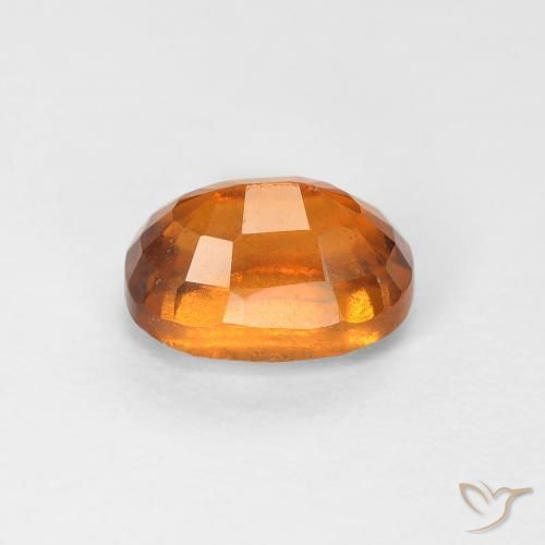 9,17 ctw natürlicher Medium Dark-Orange Hessonit-Granat, Oval, VS