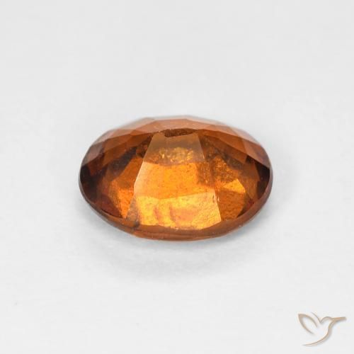 9,17 ctw natürlicher rötlich-orange Hessonit-Granat, Oval, VS-SI