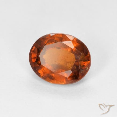 9,17 ctw natürlicher rötlich-orange Hessonit-Granat, Oval, VS-SI