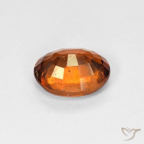 9,17 ctw natürlicher rötlich-orange Hessonit-Granat, Oval, VS-SI