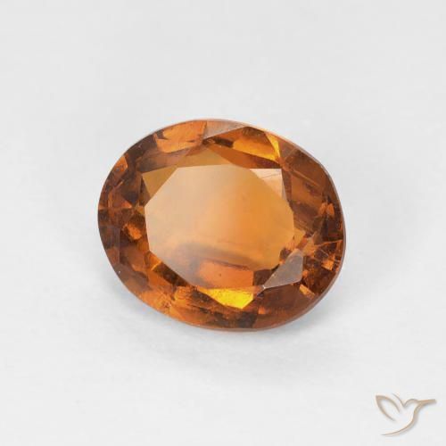 9,17 ctw natürlicher Mittelorange Hessonit-Granat, Oval, VVS-VS