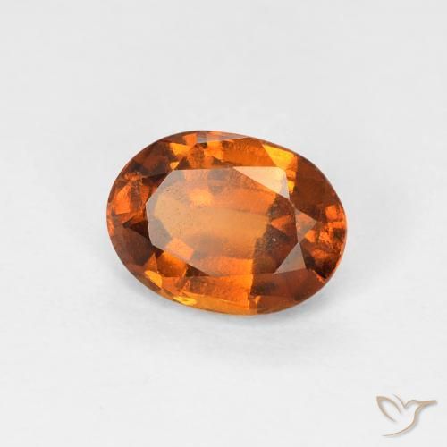 9,17 ctw natürlicher Erdiges Orange Hessonit-Granat, Oval, VVS-VS