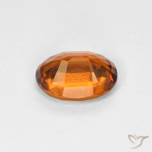 9,17 ctw natürlicher Erdiges Orange Hessonit-Granat, Oval, VVS-VS