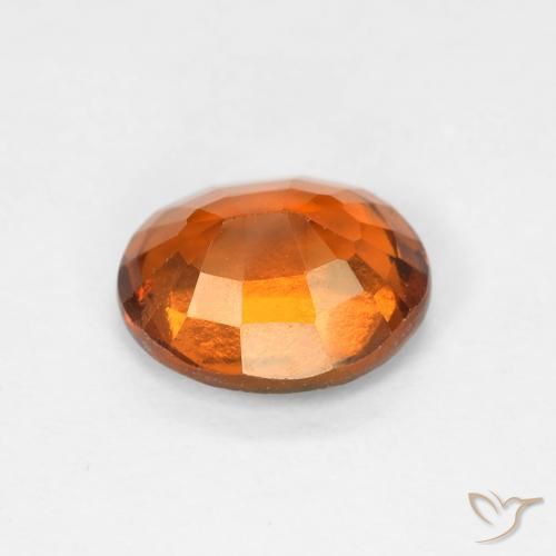 9,17 ctw natürlicher Medium Dark-Orange Hessonit-Granat, Oval, VS