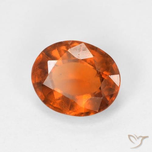 9,17 ctw natürlicher Mittelorange Hessonit-Granat, Oval, VS