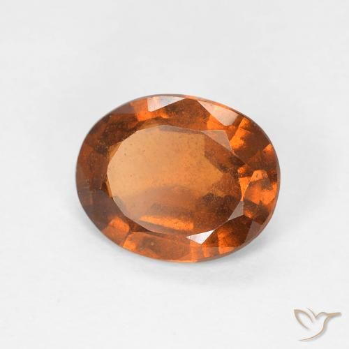 9,17 ctw natürlicher tieforange Hessonit-Granat, Oval, VS