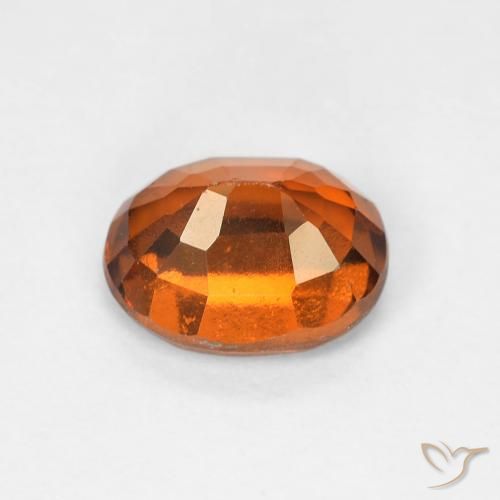 9,17 ctw natürlicher rötlich-orange Hessonit-Granat, Oval, VS