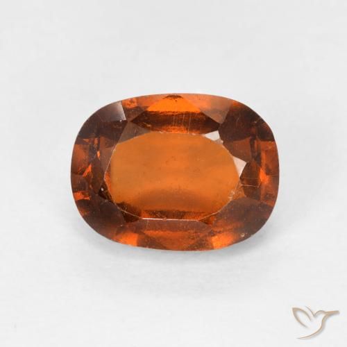 2.10ct Natürlicher Medium Dark-Orange Hessonit-Granat, Kissen, VS