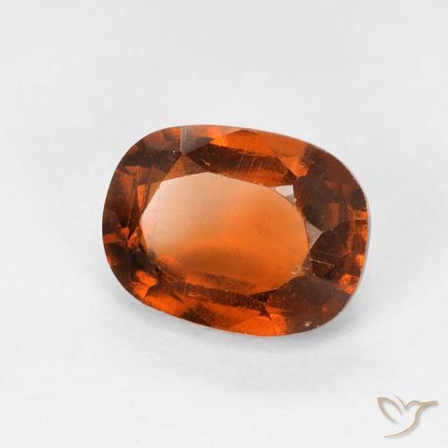 9,17 ctw natürlicher Medium Dark-Orange Hessonit-Granat, Kissen, VS
