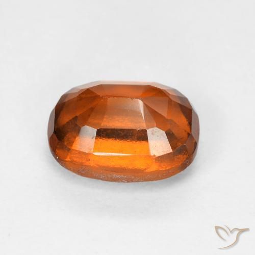 9,17 ctw natürlicher Medium Dark-Orange Hessonit-Granat, Kissen, VS