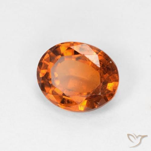 9,17 ctw natürlicher tieforange Hessonit-Granat, Oval, VS