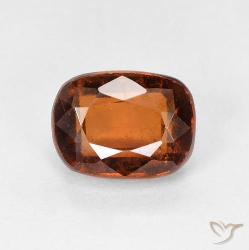 2.33ct Natürlicher tieforange Hessonit-Granat, Kissen, VVS-VS