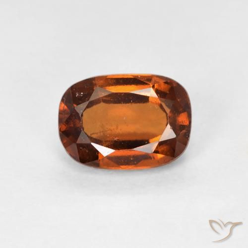 1.24ct Natürlicher Mittelorange Hessonit-Granat, Kissen, VS