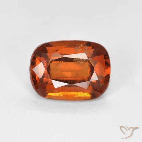 1.83ct Natürlicher tieforange Hessonit-Granat, Kissen, VS