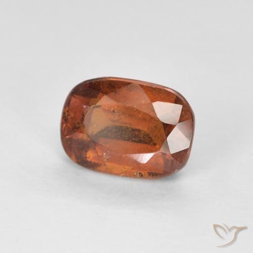 1.31ct Natürlicher Amber Orange Hessonit-Granat, Kissen, VS